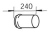 DINEX 80522 Exhaust Pipe